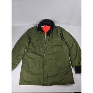 Vintage Ted‎ Williams Sears Collared Hunting Coat Size XL Made In USA